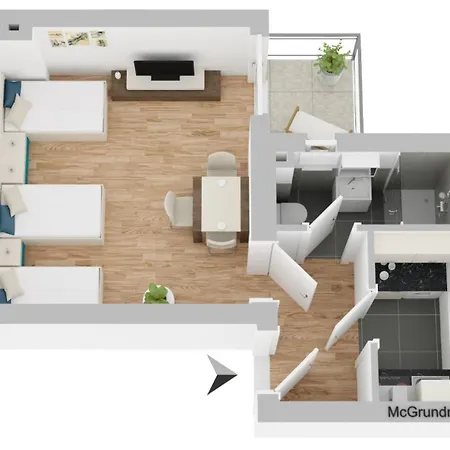 Modern - Wlan - Smart-tv - Kitchen - For Workers Appartamento Osnabrück